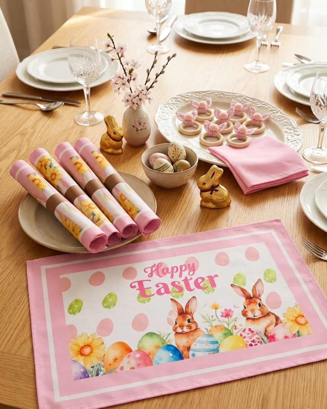 Tovagliette Pasqua Rosa