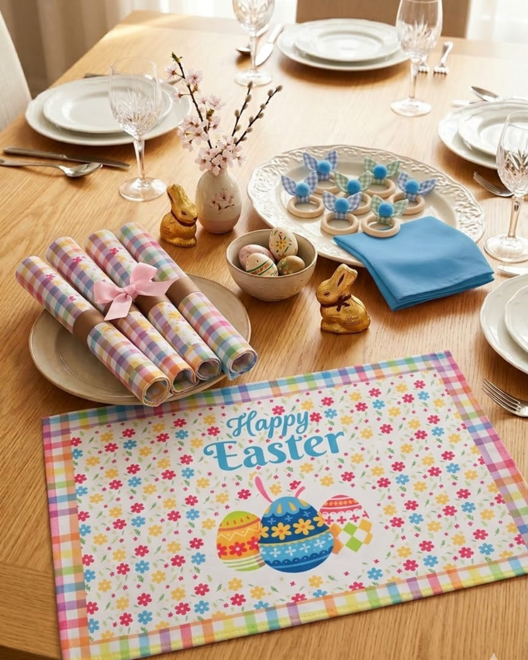 Tovagliette Pasqua blu