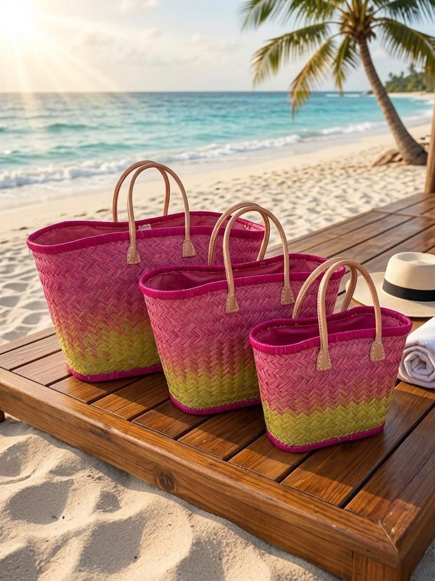 Tris di borse Fucsia