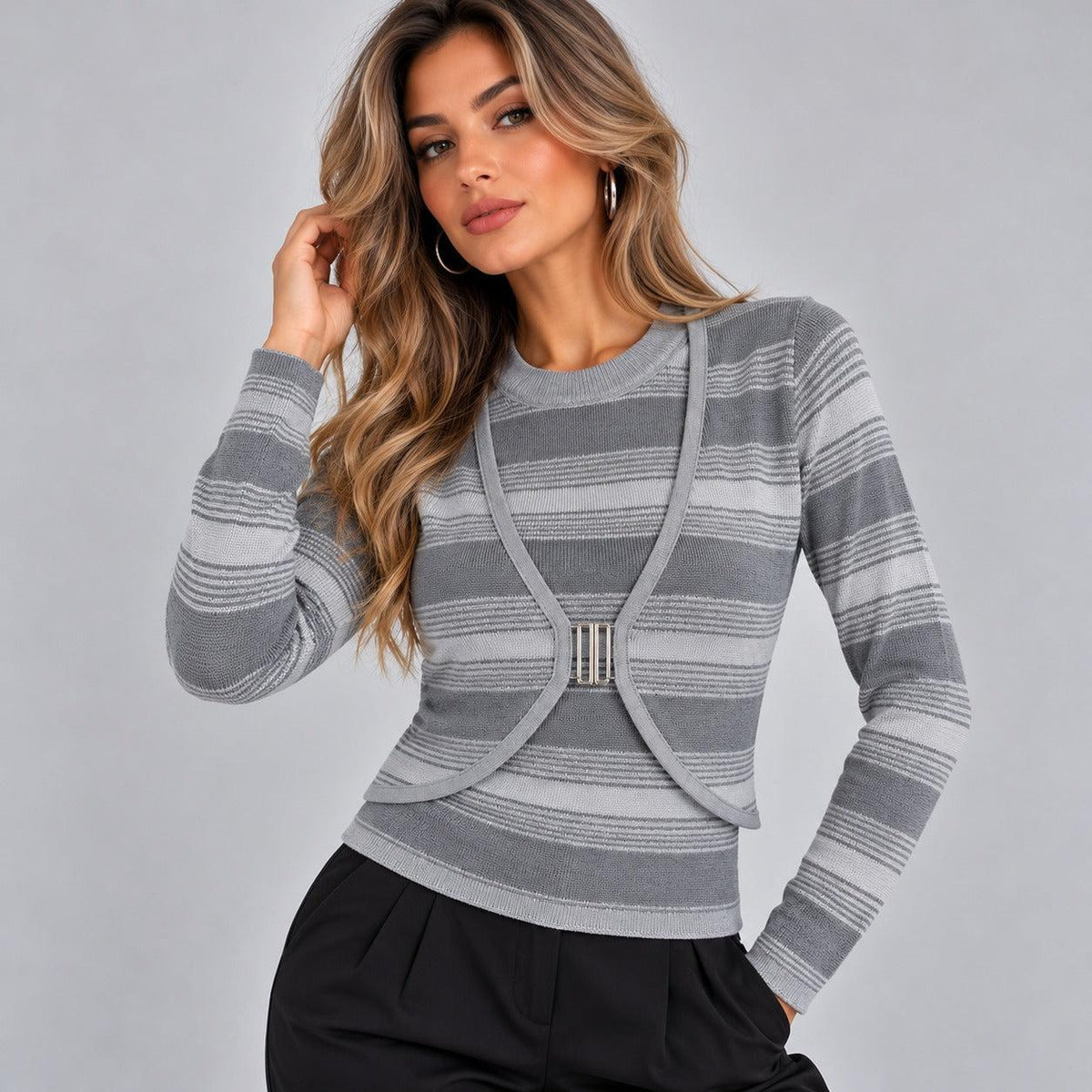 Twinset con gancio oro