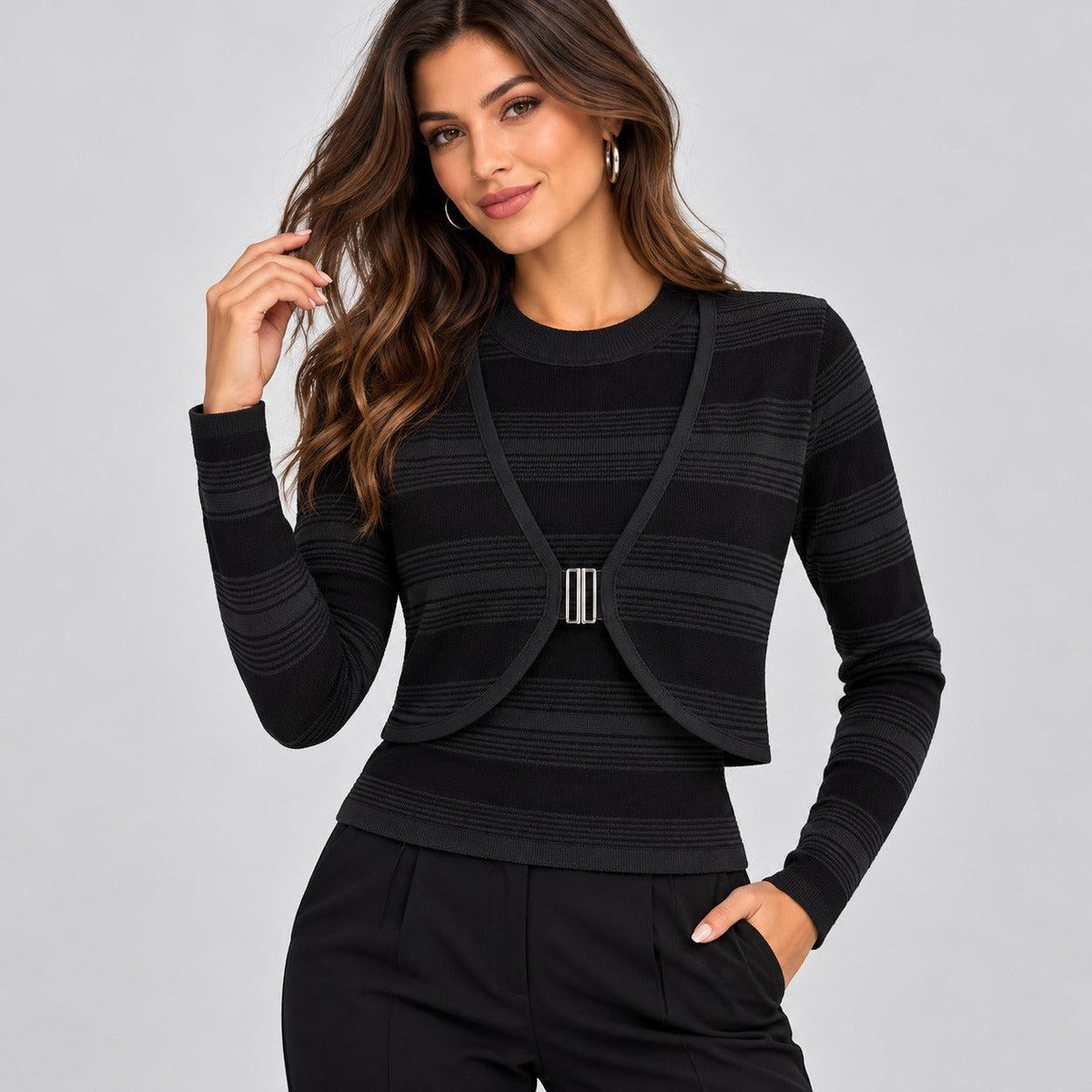 Twinset con gancio oro