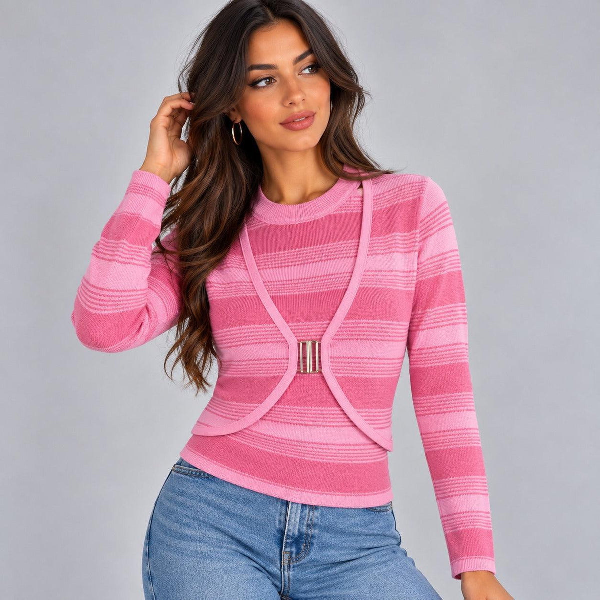 Twinset con gancio oro