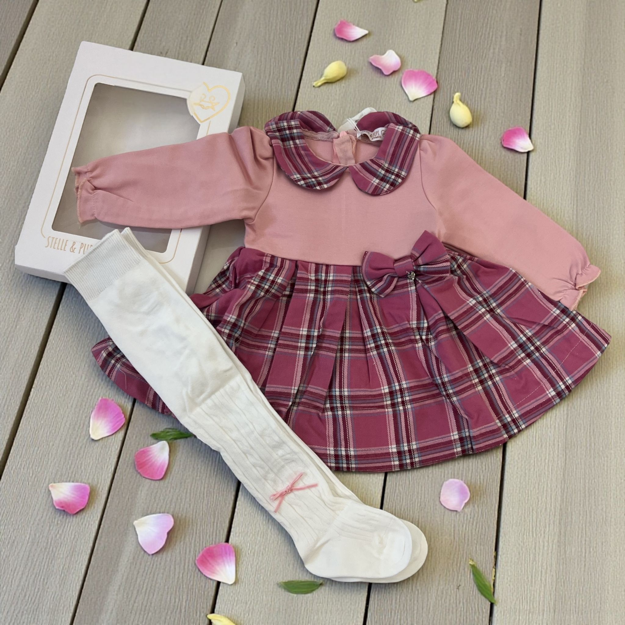 Vestitino scozzese NEONATA