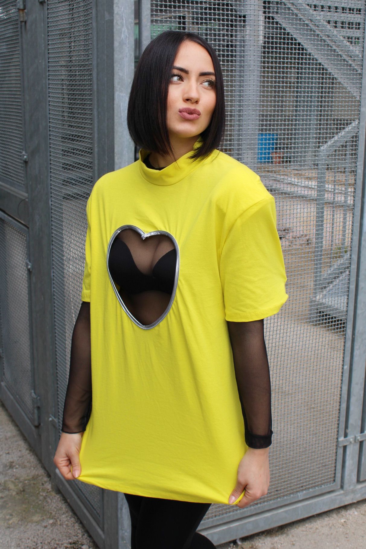 Maglia Love Giallo
