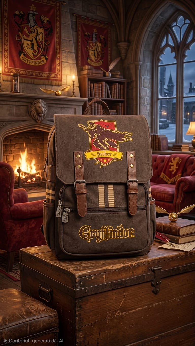 Zaino Hogwarts Marrone