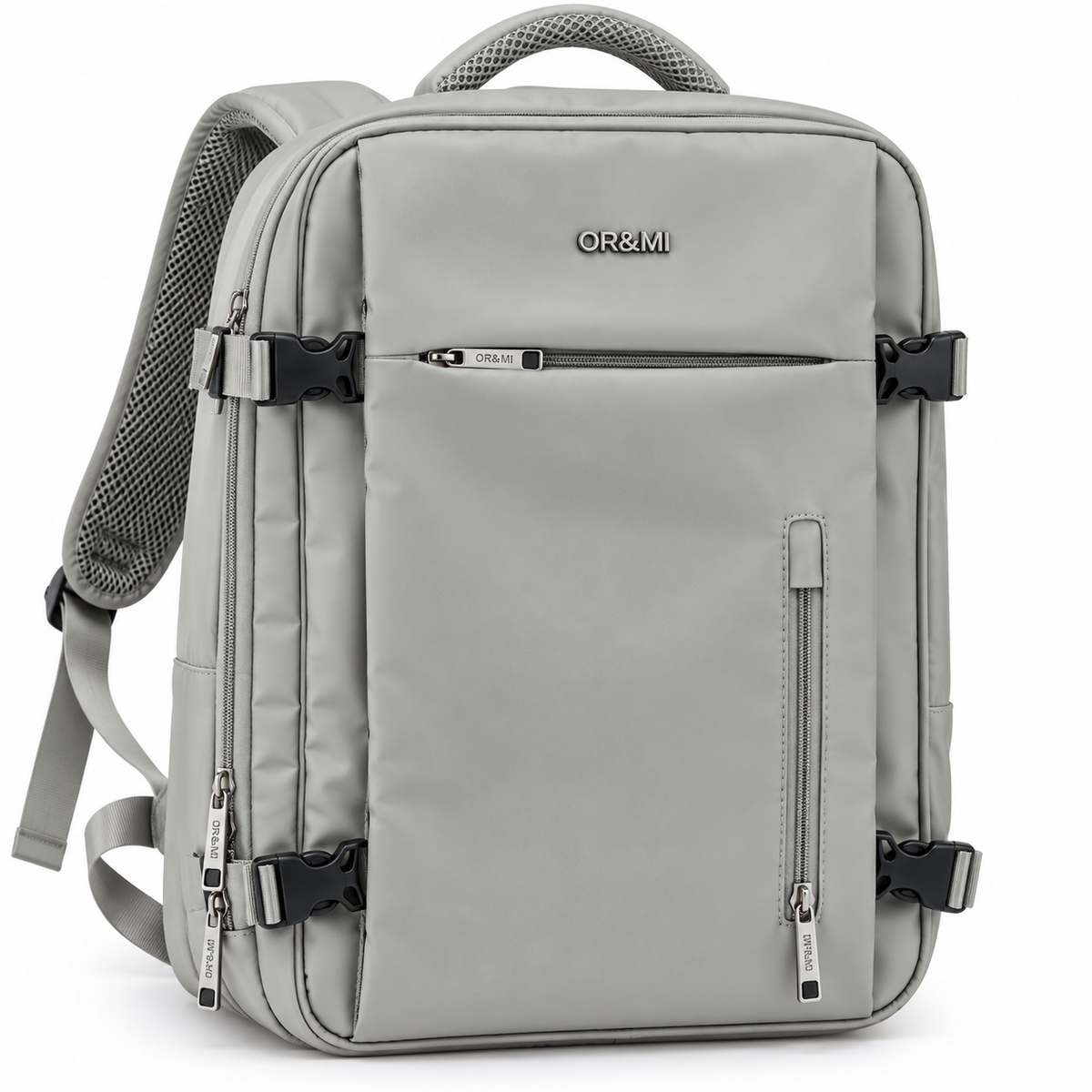Zaino da Viaggio OR&MI 12381 Multiscomparto con Vano PC Separato, Tasche Organizzate e Schienale Traspirante